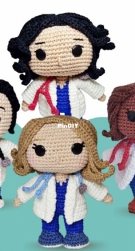 Crocheteria Nerd - Mariane Rodrigues Cortes - Greys Anatomy - Portuguese