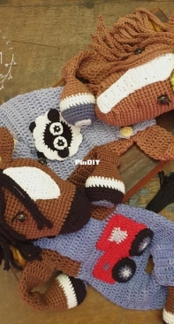 M and M Crochet Designs - Melanie Grobler -  Melly Teddy Ragdoll Bonnie and Clyde