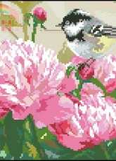 Alisa 1-22 Titmouse and peony pcs
