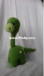 Jodies Yarn - Handmade by Jodie - Jodie Chadwick - Cookie the Apatosaurus dinosaur