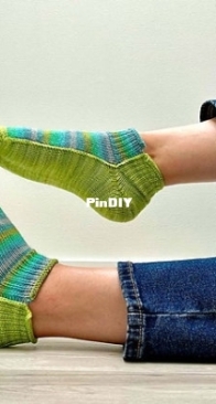 Over Easy Socks by Holli Yeoh