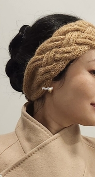 Plush Braided Headband by Yevgeniya Li - Free