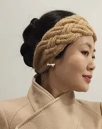 Plush Braided Headband by Yevgeniya Li - Free