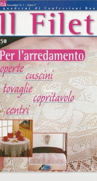 Confessioni Donna - Il Filet - No.1 - November 2003 - Italian
