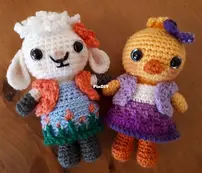 Laura Tegg - Little Weebee - Spring time friends, Lou and Pip