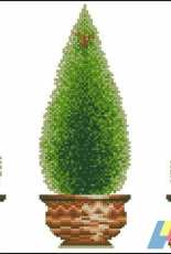Dome IStitch21 230101 - Green & More Green