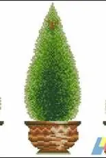 Dome IStitch21 230101 - Green & More Green