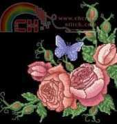 Roses and Butterflies 88258 and 88260
