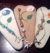Funda para tijeras y fobs/ Felt scissors sheaths and fobs