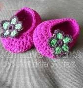 Kafilahs Crochet - Aznida- Simple Booties - FREE