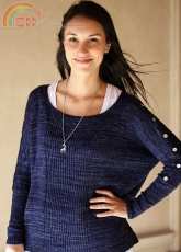 Boxy and Buttony Sweater by Joji Locatelli