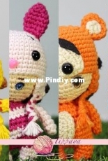Tippaya - Little key chains - set 1
