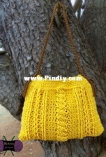 Blackstone Designs - Sonya Blackstone - Chic Cables Handbag