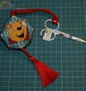 Biscornu  pincushion Winne the Pooh