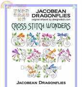 Cross Stitch Wonders - Jacobean Dragonflies