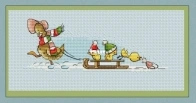 Mother Duck and Ducklings by Polina Tarusova CSS