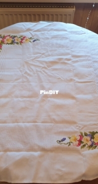 Golden fleece tablecloth "Violets". СК-001