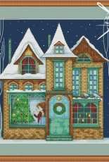Glert Stitch - New Year House / Christmas House by Valentina Svetlova - Free