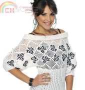 Coat Crafts BR 471/10 Blusa / Crochet Blouse - Portuguese