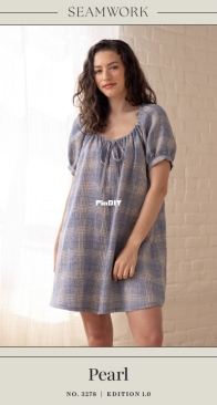 Seamwork - 3278 Pearl Smock Dress - Sizes 00-30