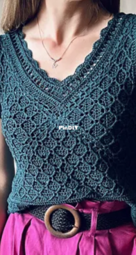 Eva - sleeveless top - Agnieszka Reduch - english or german