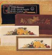 Seasonal Towels & More by Linda Jary - Just Cross Stitch Leaflet  2043