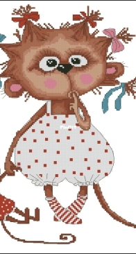 Girl monkey by Oksana (Ksenia) Petrovskaya - Free