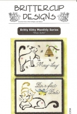 Brittercup Designs CP34 Britty Kitty Monthly May-June PCS + XSD