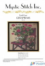 Mystic Stitch LL-08 Geraniums