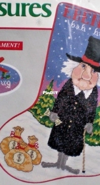 Needle Treasures 06869 - The Humbug Stocking XSD