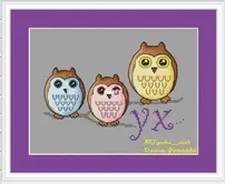 Three Owls Under The Window by Dasha Frolova