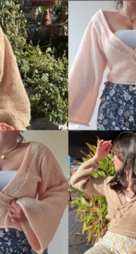 Mooncloud Cardigan Knit Hanfu -  Raii by Hazymoon
