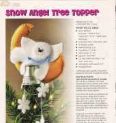 Christmas Ornaments 2004-Snow Angel Tree Topper