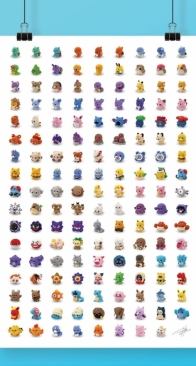 Crochet Creatives - Chloe -  62 Pattern Bundle Pokemon Inspired Generation 1