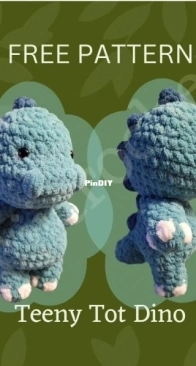 Ji Crochet - jicrochet - Becky Lynn Brion - Teeny Tot Dino - Free
