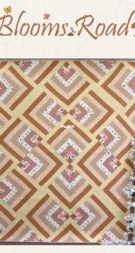 Art Gallery Fabrics - Blooms Road - 67˝x 79½˝ - free