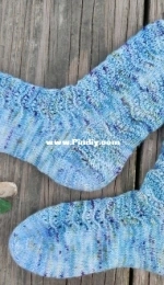 Lake Front Socks by Marie Anselm-Free