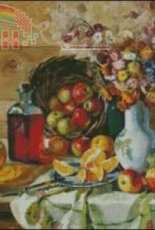 Intricate Cross Stitch - Fruits and Flowers