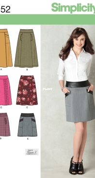 Simplicity - S2152 - Misses Skirts - Sizes 6-14 - English, Spanish
