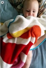 Color Blocks Blanket by Rachel Kimboko-Free