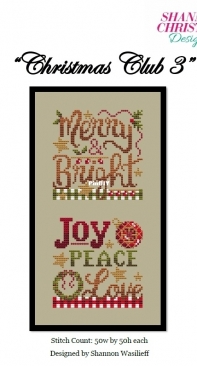 Shannon Christine Designs - Shannon Wasilieff - Merry & Bright - Joy, Peace, Love