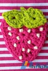 Fiber Flux - Jennifer Dickerson - Summer Strawberry Applique - Free