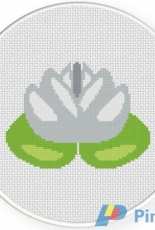 Daily Cross Stitch - Lotus Flower