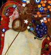 Cross Stitch Collectibles KL-26 - Sea Serpent Dateil by Gustav Klimt