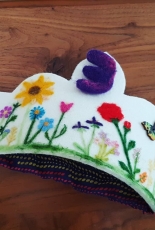 Felted birthday crown