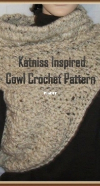 Archers cowl Katniss inspired crochet pattern