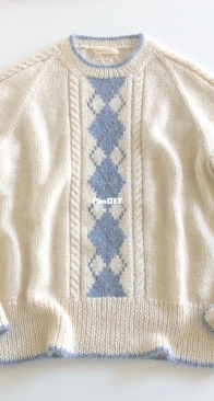 Love For Argyle Sweater 2 by Marjolijn Reuter -English