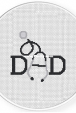 Daily Cross Stitch - Doctor Dad