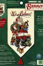 Dimensions Banners 8723 Believe Banner PCS