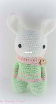 Smoozly Crochet - Sock Doll Bunny - German